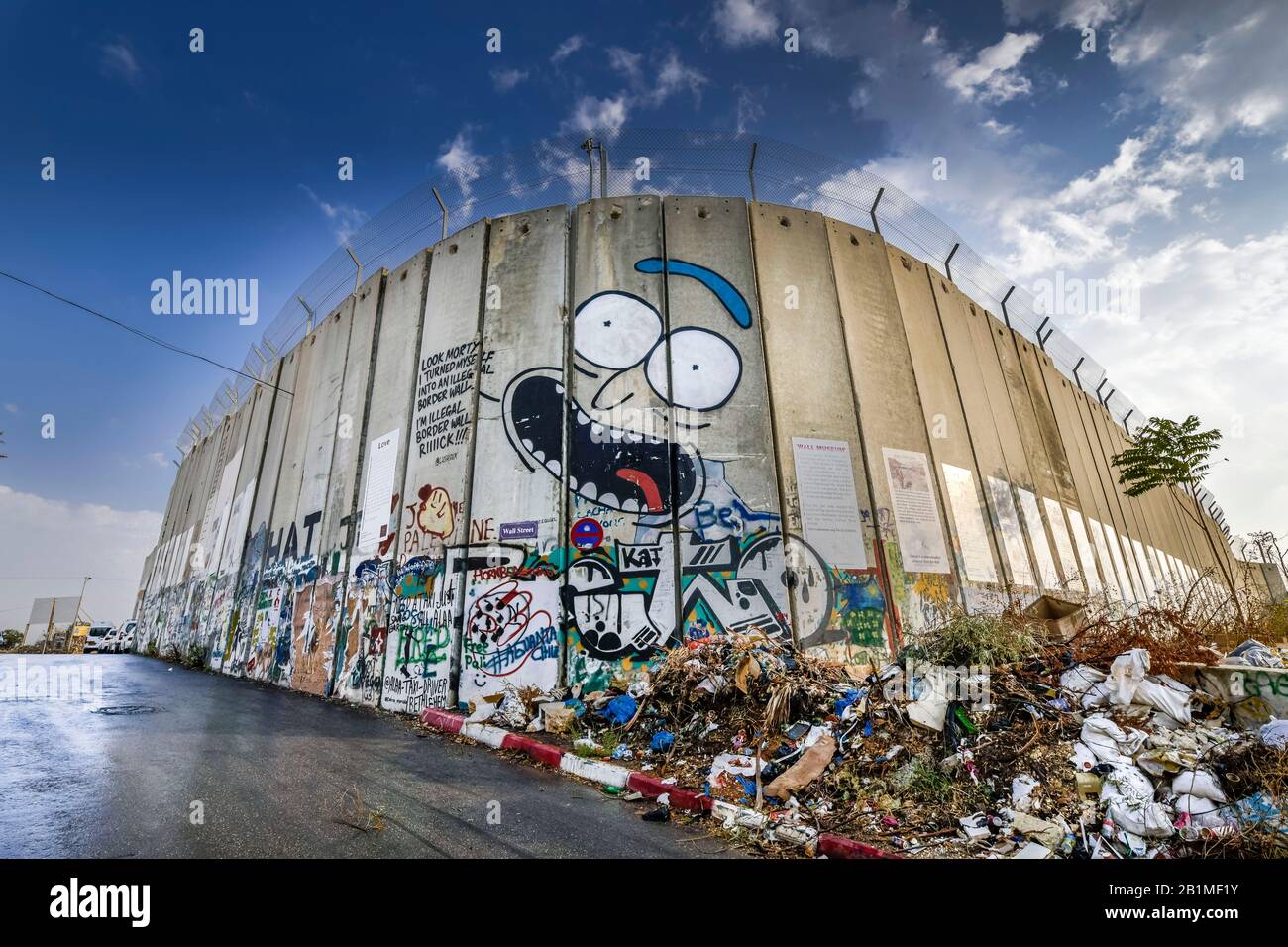 Grenzmauer nach Israel, Bethlehem, Westjordanland Stock Photo - Alamy