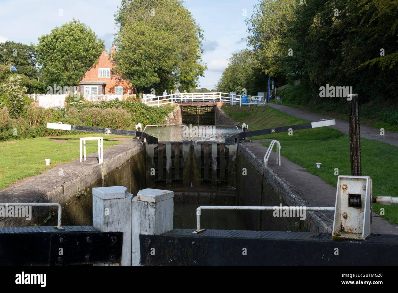 Lock Keepers House, Now A Cafe, At Caen Hill Locks, Kennet And Avon 