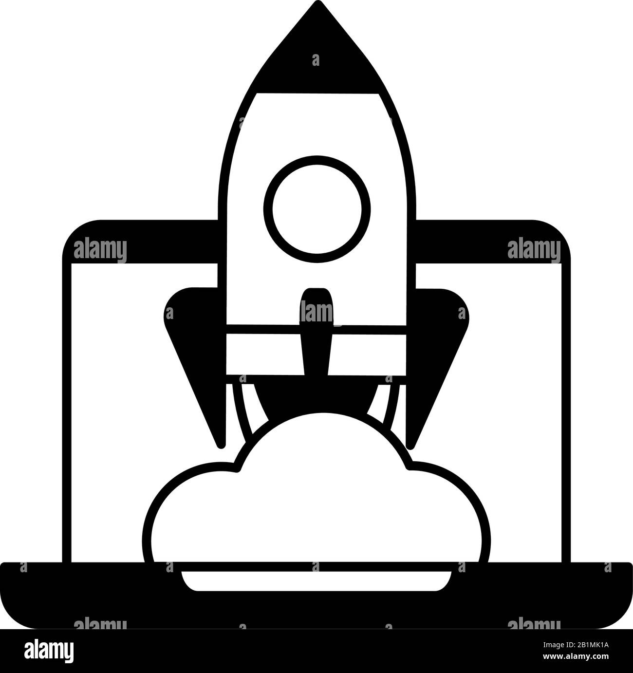 Computer monitor speed art Stock Vector Images - Alamy