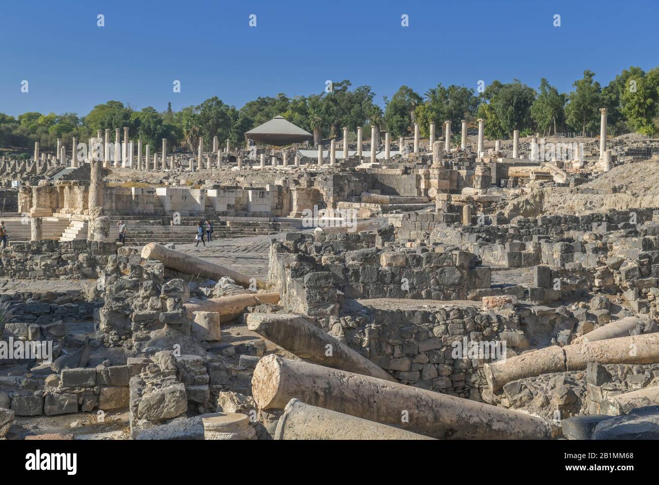 Ausgrabungsstätte Bet Sche´an, Israel Stock Photo