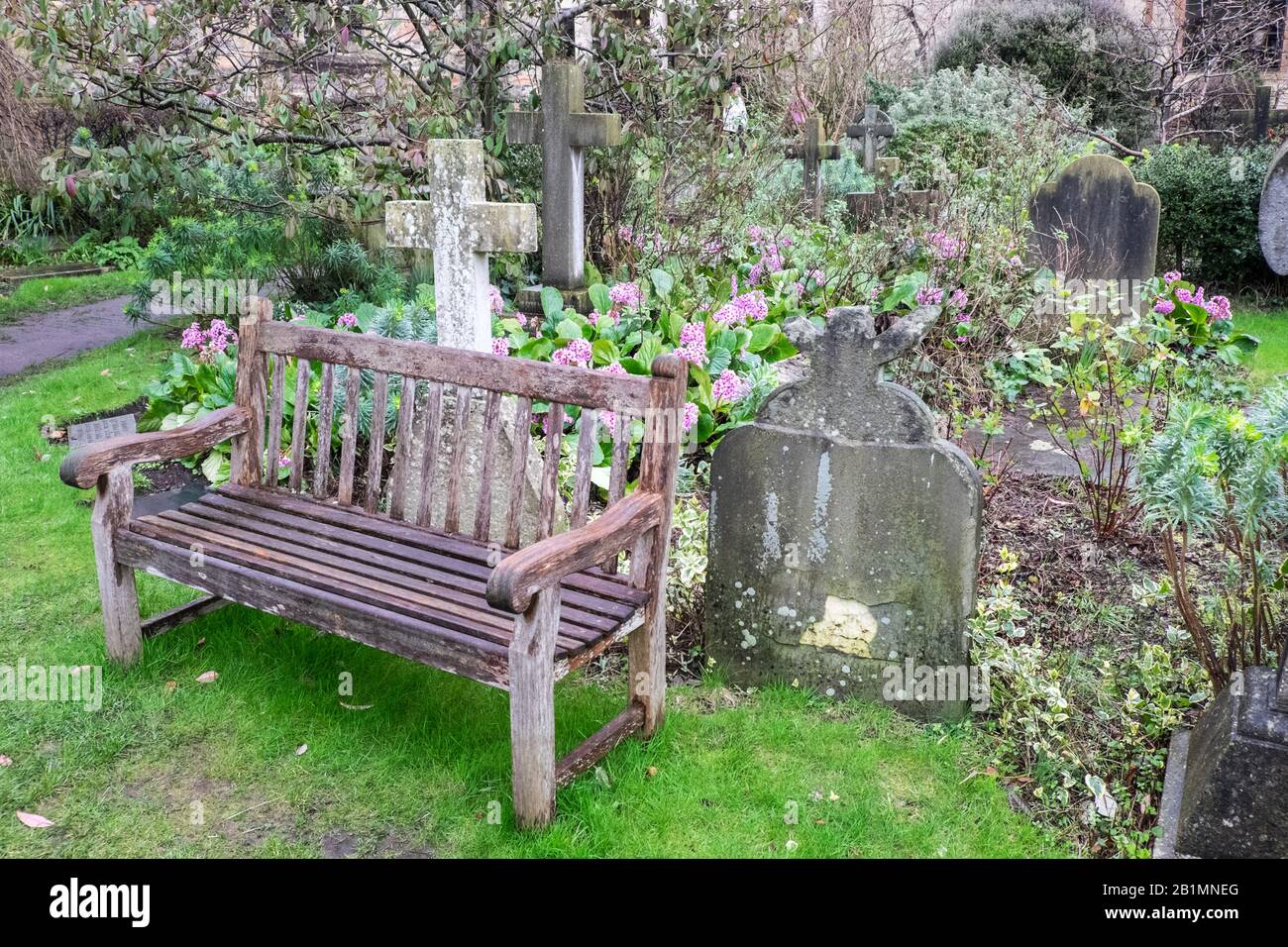 Exterior Garden Bench Graveyard Design Bristol Cathedral Bristol