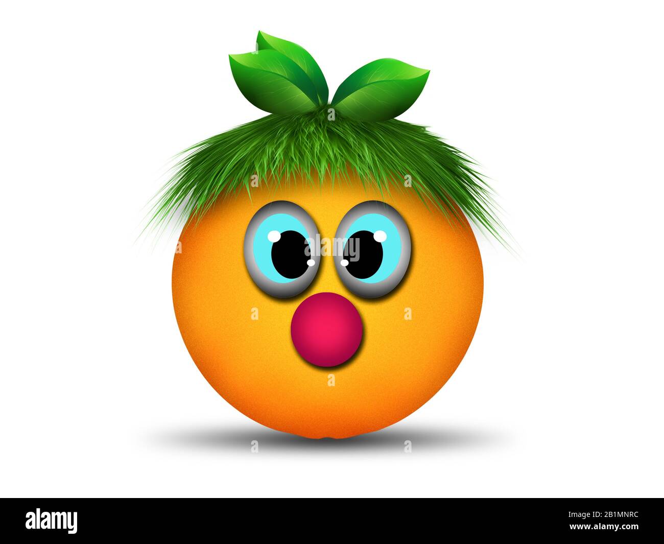 Funny orange fruit cartoon illustration hi-res stock photography and ...