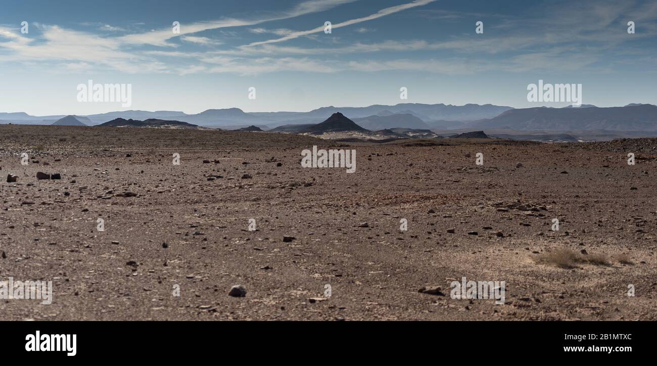 Desert landscapes and hiking in Israel vacation Stock Photo