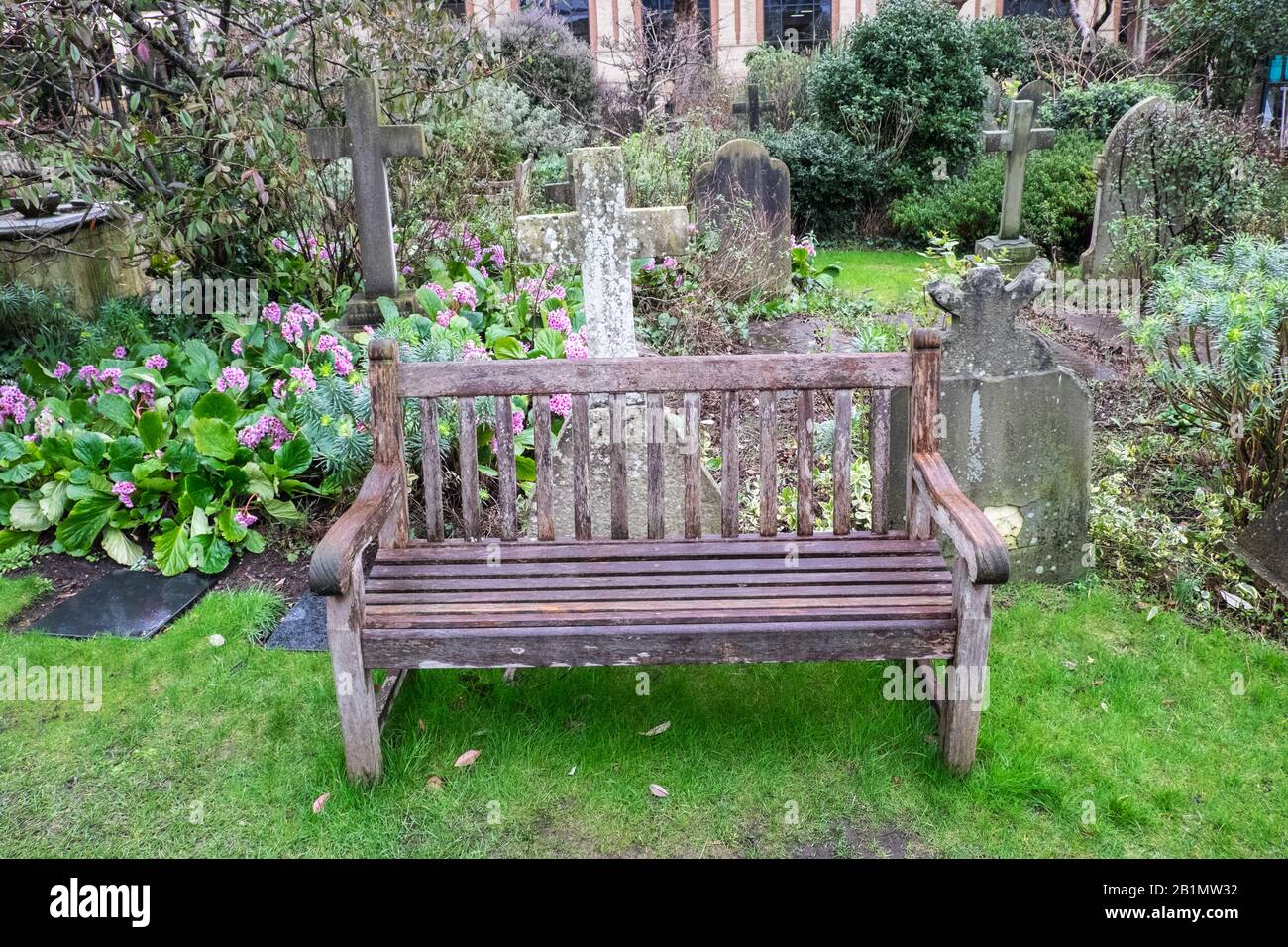 Exterior Garden Bench Graveyard Design Bristol Cathedral Bristol