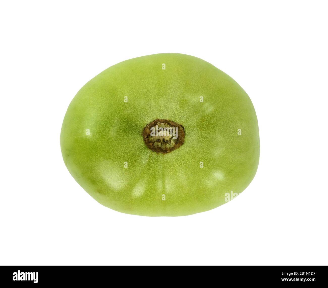 green tomato on white background Stock Photo - Alamy