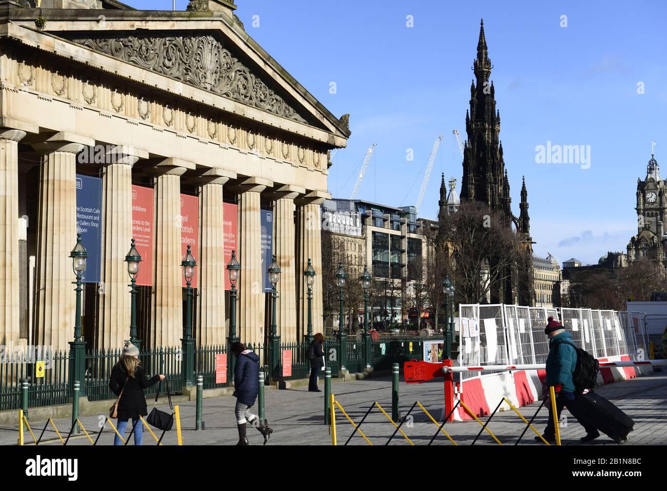 Edinburgh the capital city of Scotland Stock Photo