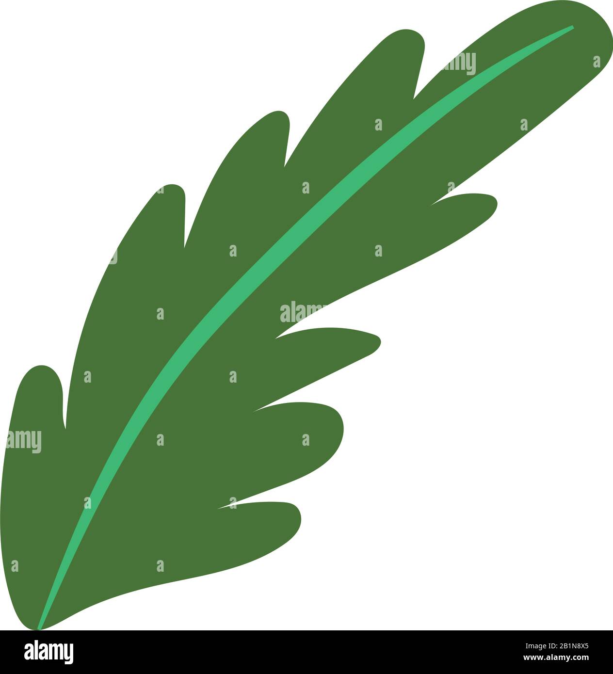 ecology leaf plant isolated icon Stock Vector Image & Art - Alamy