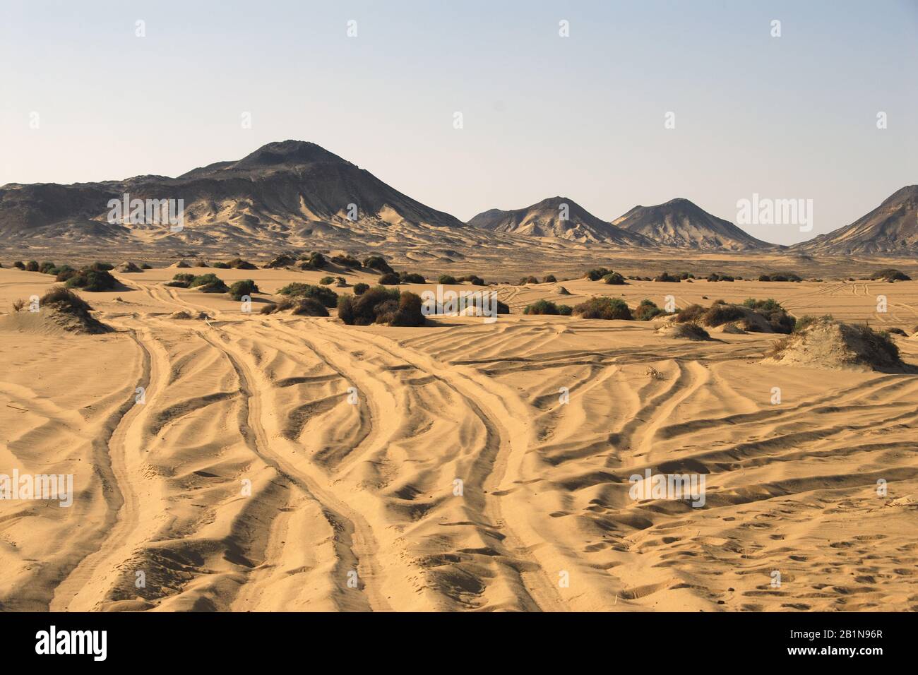 black desert, Egypt, Western desert Stock Photo