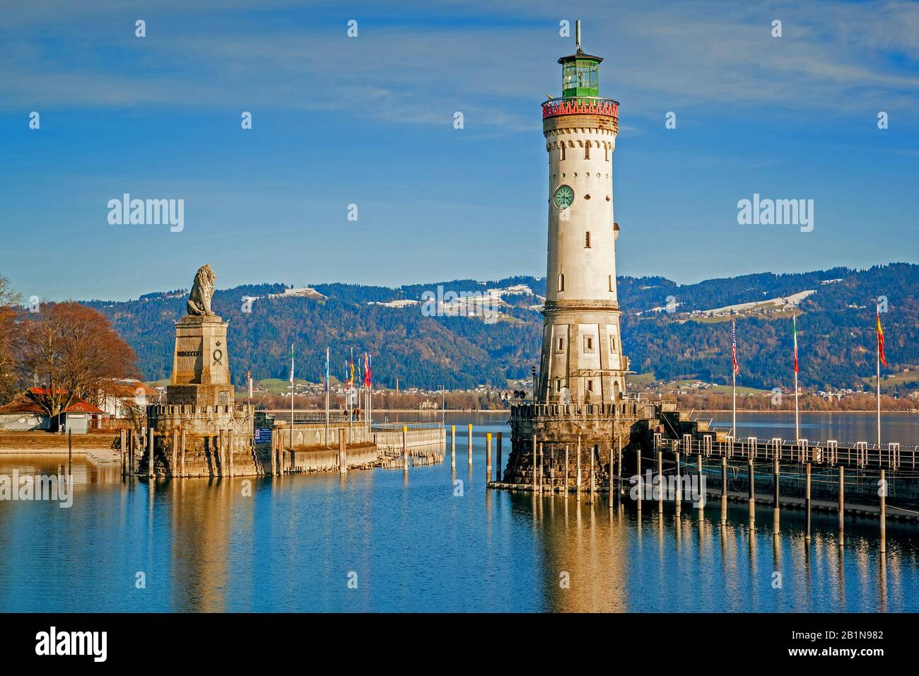 Lindau Lighthouse on Lake Constance, Germany, Bavaria, Lindau Stock Photo Alamy