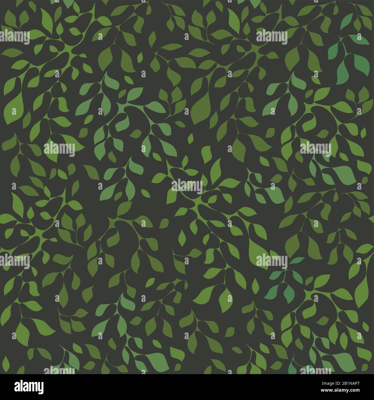Leaves foliage seamless pattern vector Stock Vector Image & Art - Alamy