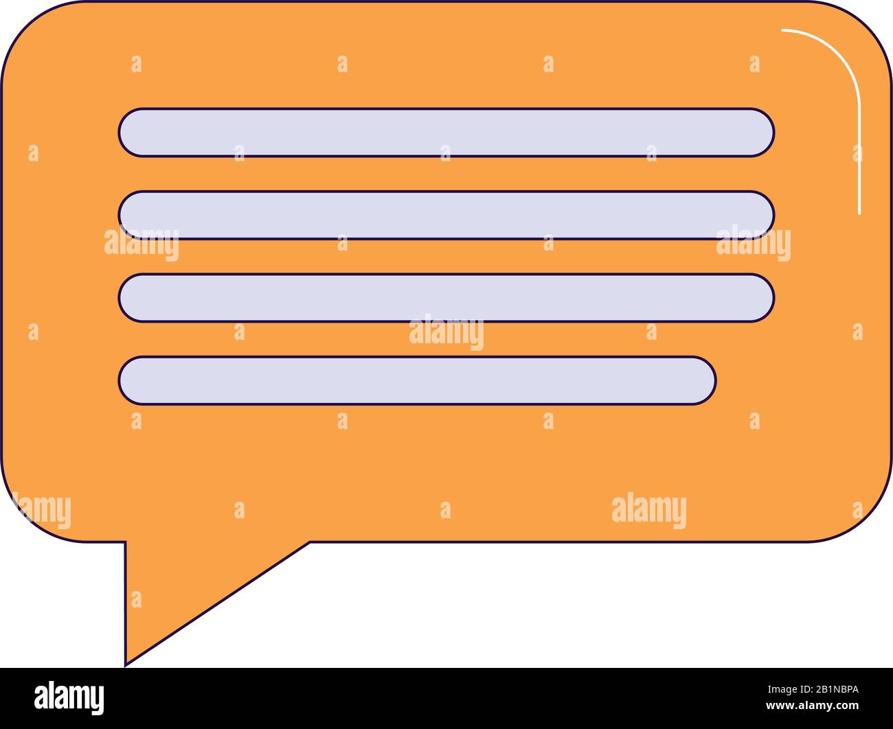 square speech bubble icon over white background, vector illustration ...