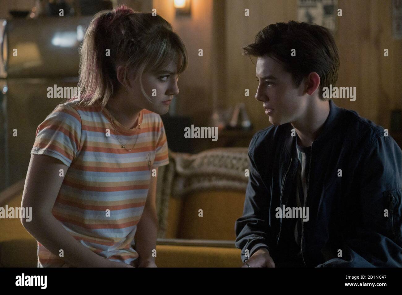 LOCKE & KEY, (aka LOCKE AND KEY), from left Emilia Jones, Felix