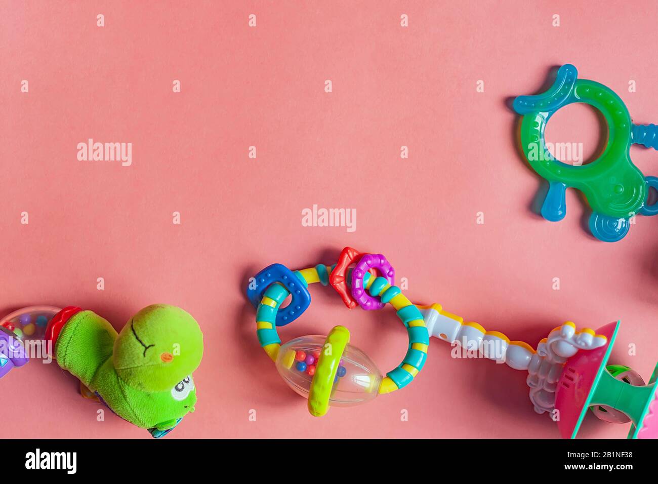 Baby toy for teething. Baby chewing toy. Teething and itching gums for