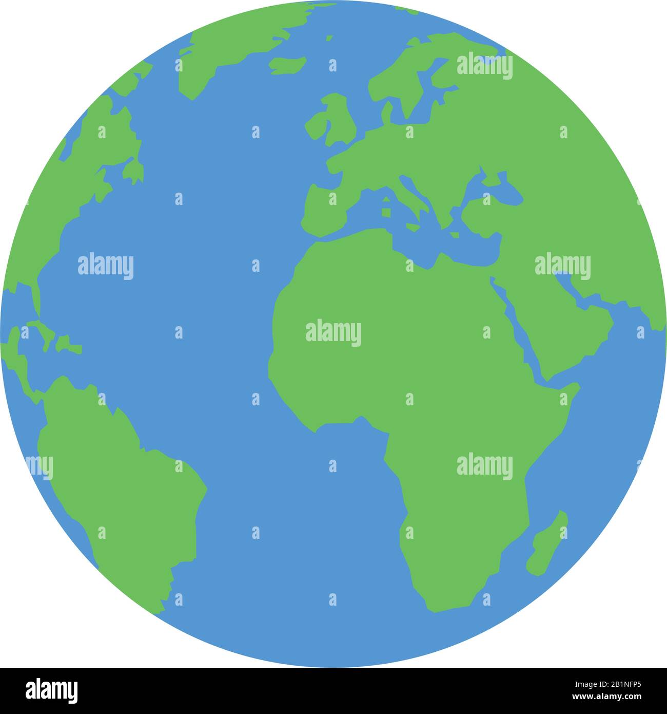 planet earth on white background vector illustration design Stock ...