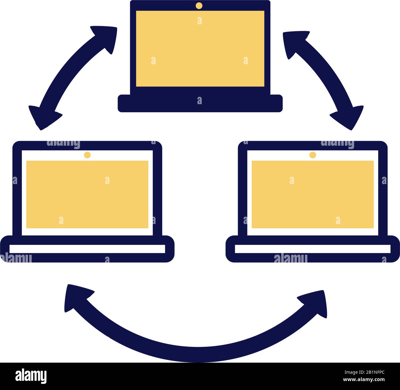 Notebook computers Stock Vector Images - Alamy