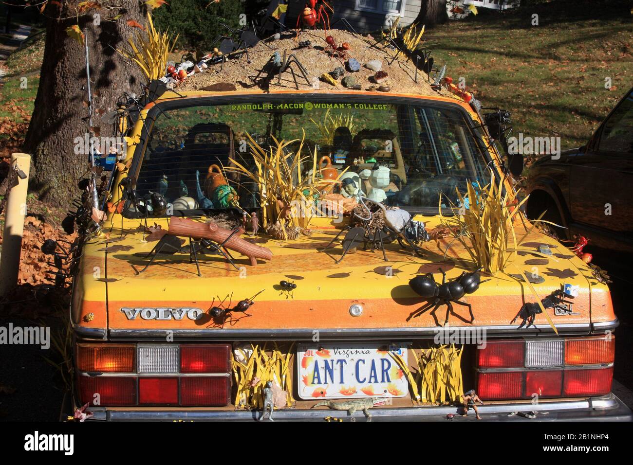 The Ant Car, a creation of David Schwartz, parked in Lynchburg, VA, USA Stock Photo Alamy
