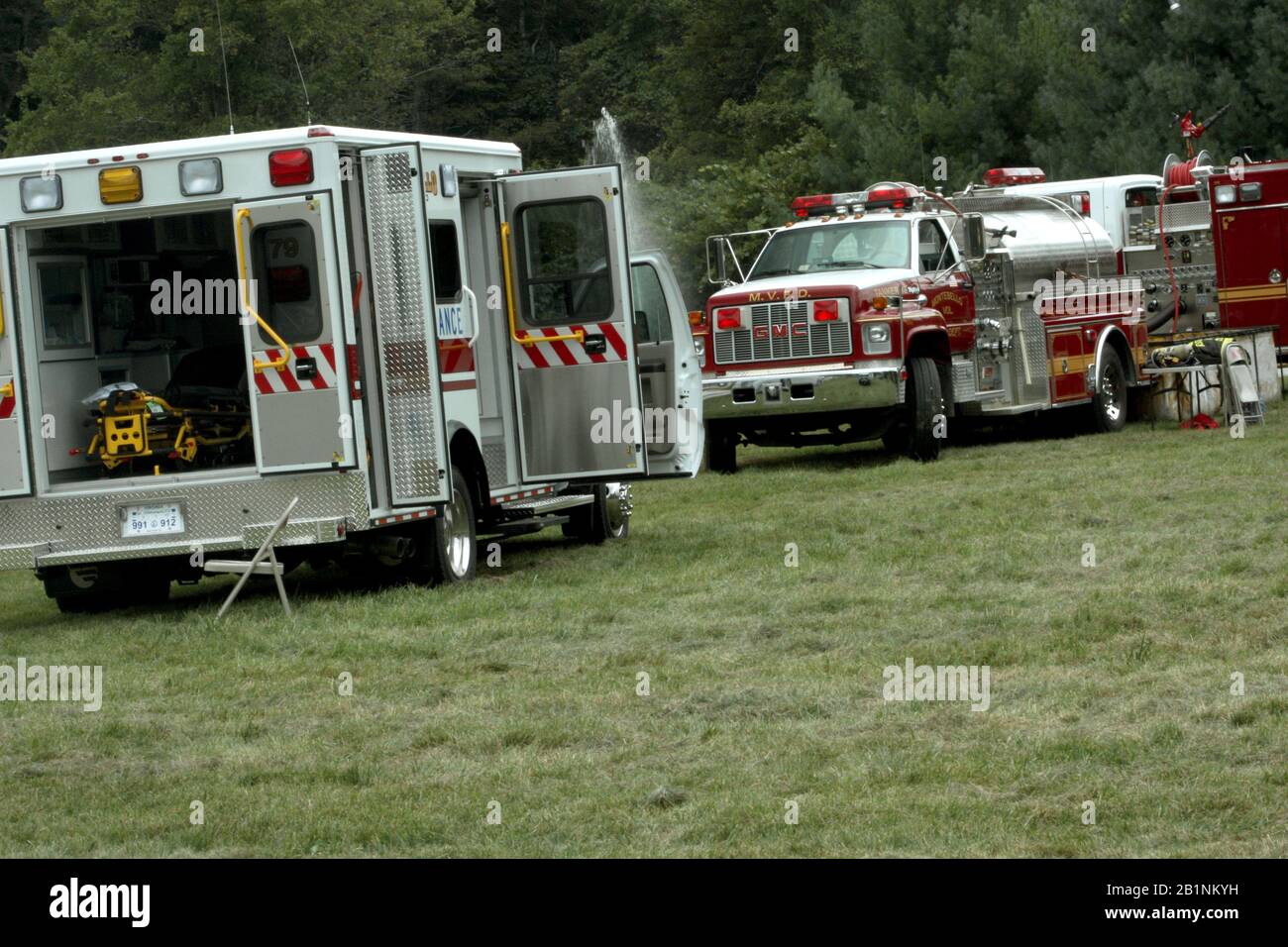 Emergency responders in Virginia, USA Stock Photo