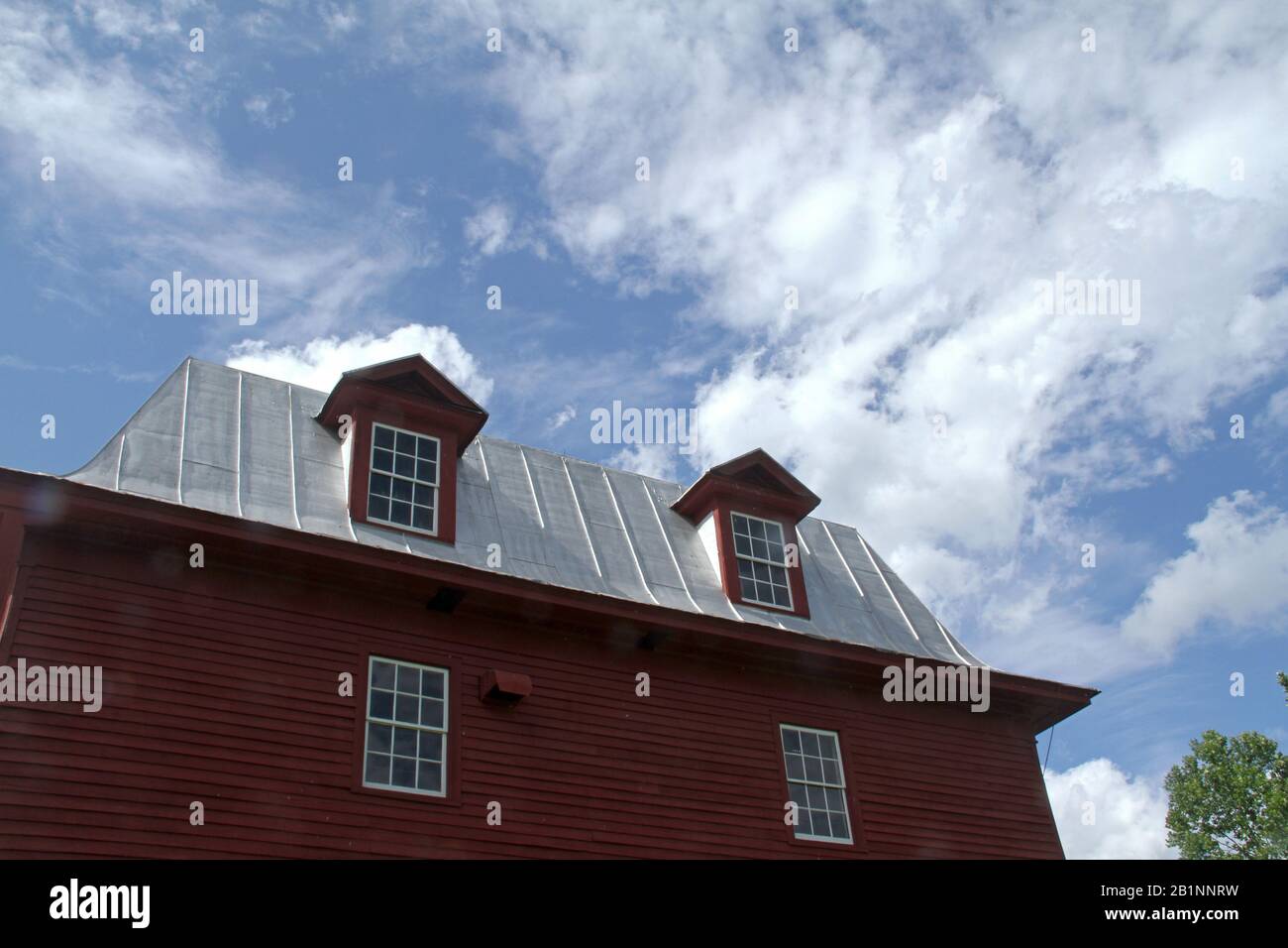 The 18th century Big Otter Mill in Bedford County, VA, USA Stock Photo