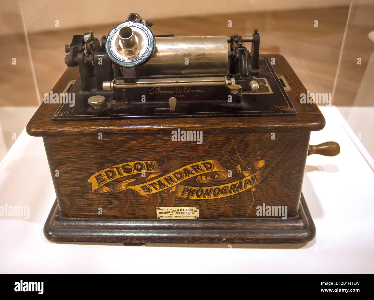 Edison phonograph Stock Photo