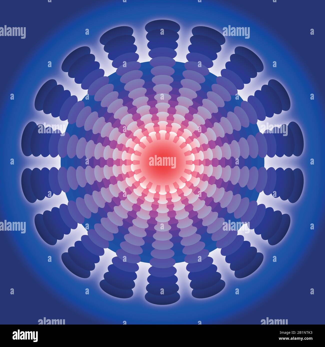 Virus graphic illustration, vector design Stock Vector