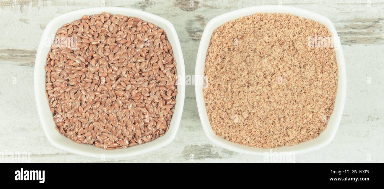 Flaxseed as source natural vitamins, minerals, dietary fiber and acids