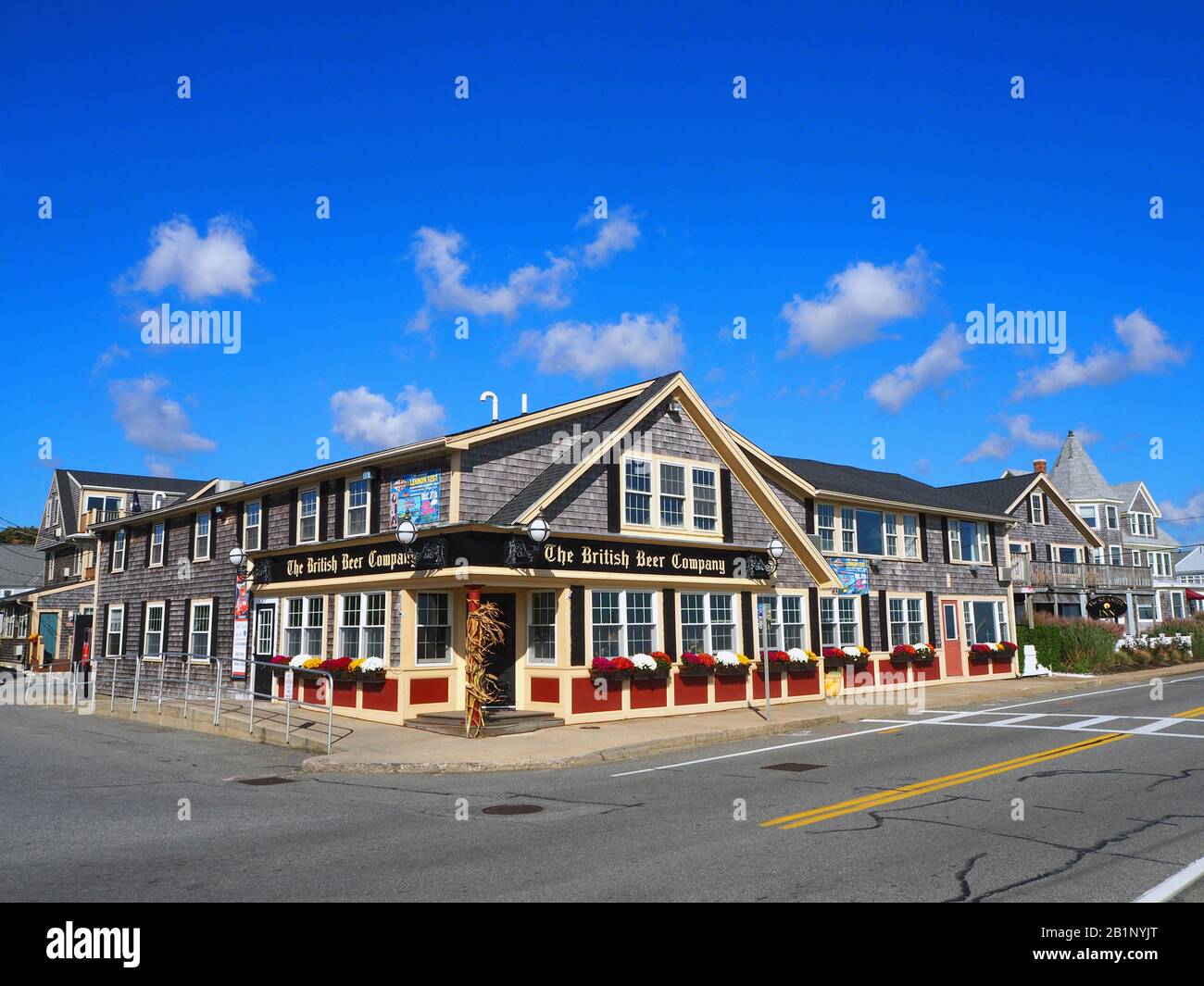The British Beer Company pub, Cape Cod, Massachusetts, USA Stock Photo