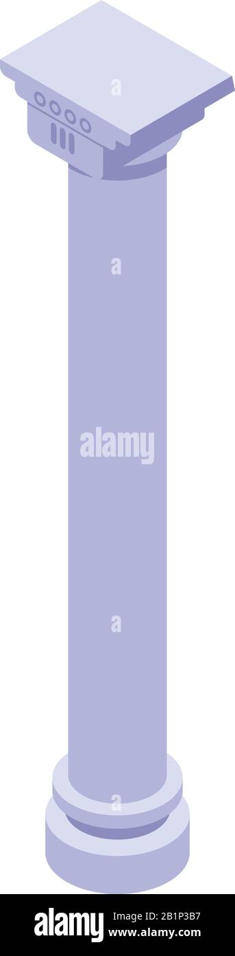 Stone architectural isometric 3d Stock Vector Images - Alamy