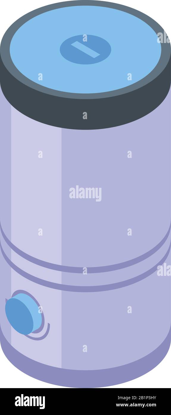 Air humidifier icon, isometric style Stock Vector