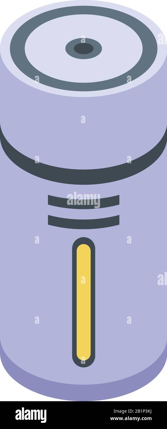 Aroma humidifier icon, isometric style Stock Vector