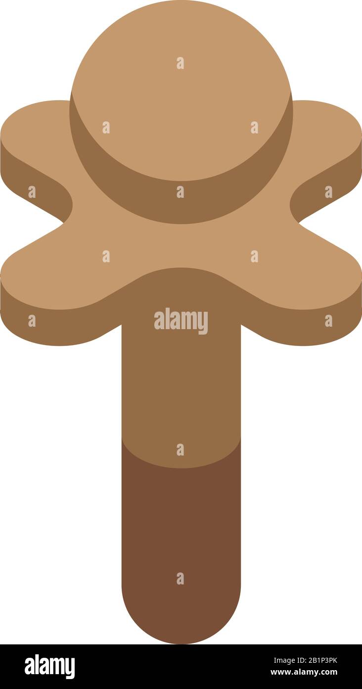 Cloves spice icon, isometric style Stock Vector