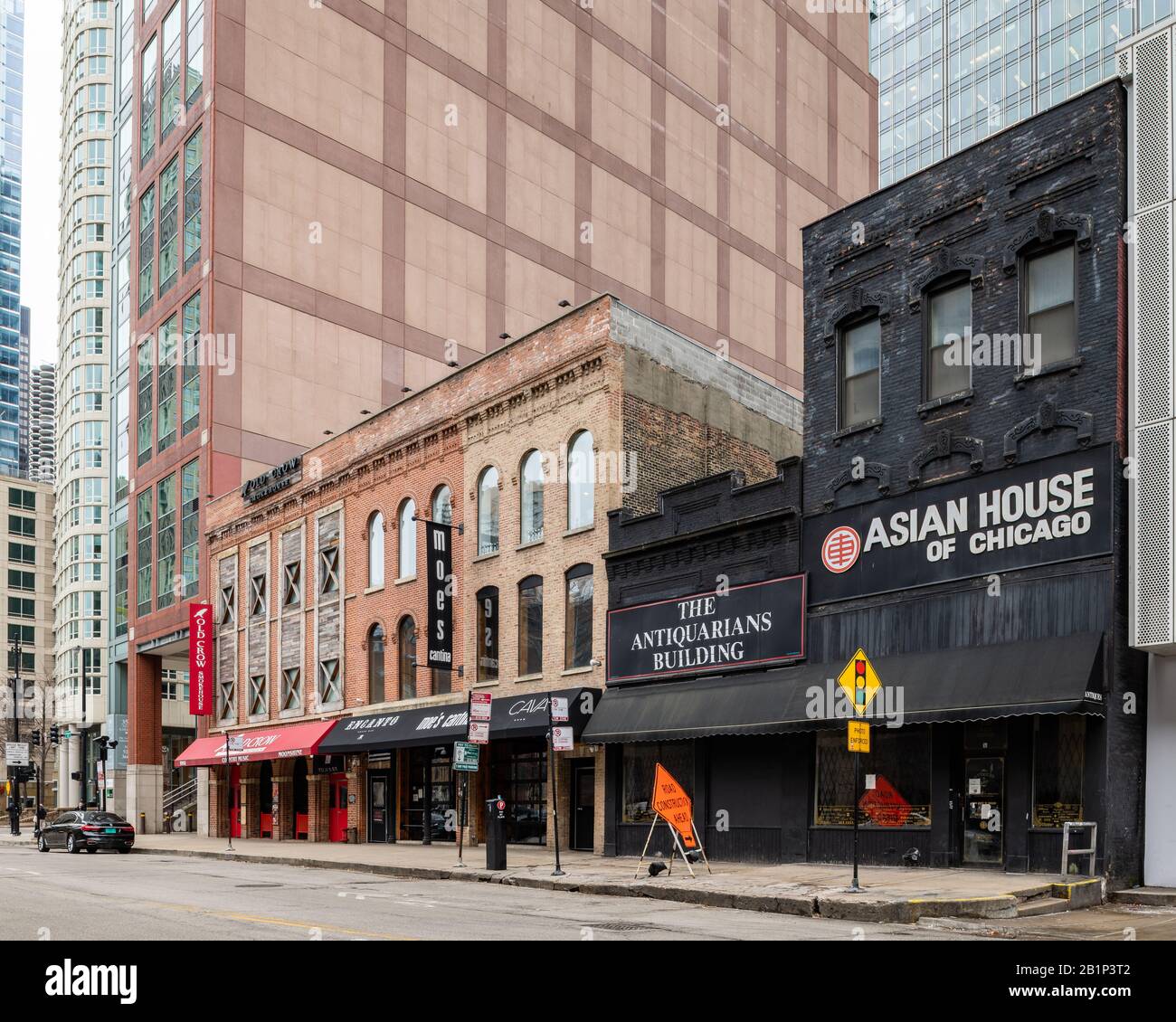 Commercial buildings in the River North neighborhood Stock Photo Alamy