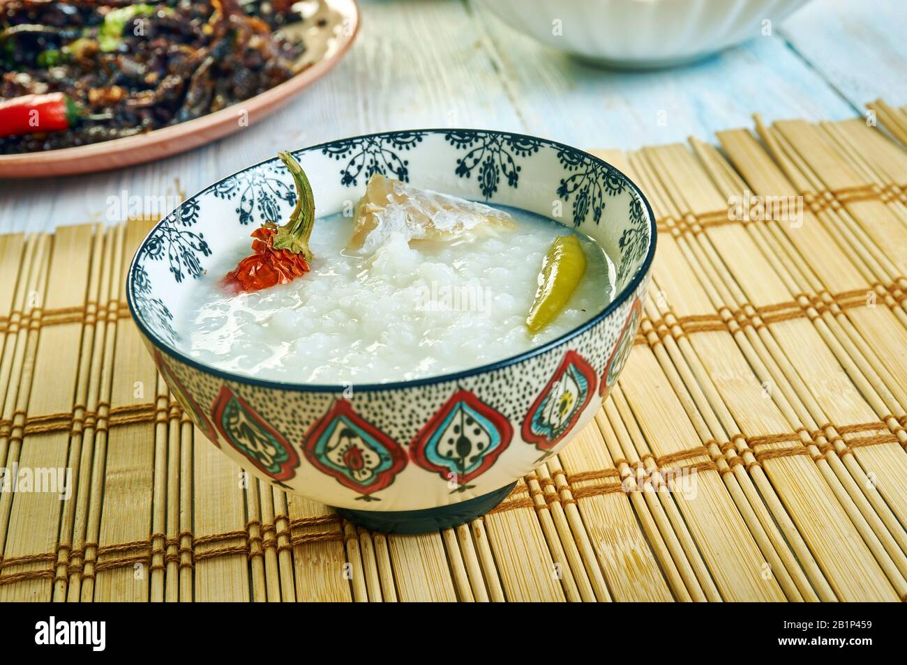 Congee, type of rice porridge or gruel.food of ancient Tamil people of