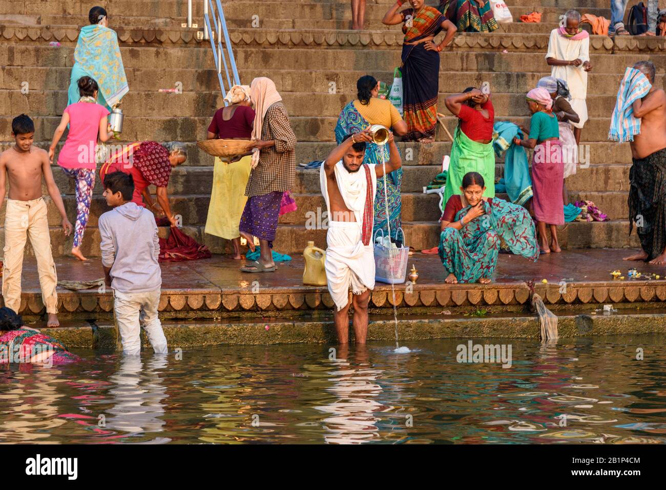 holi ganges water