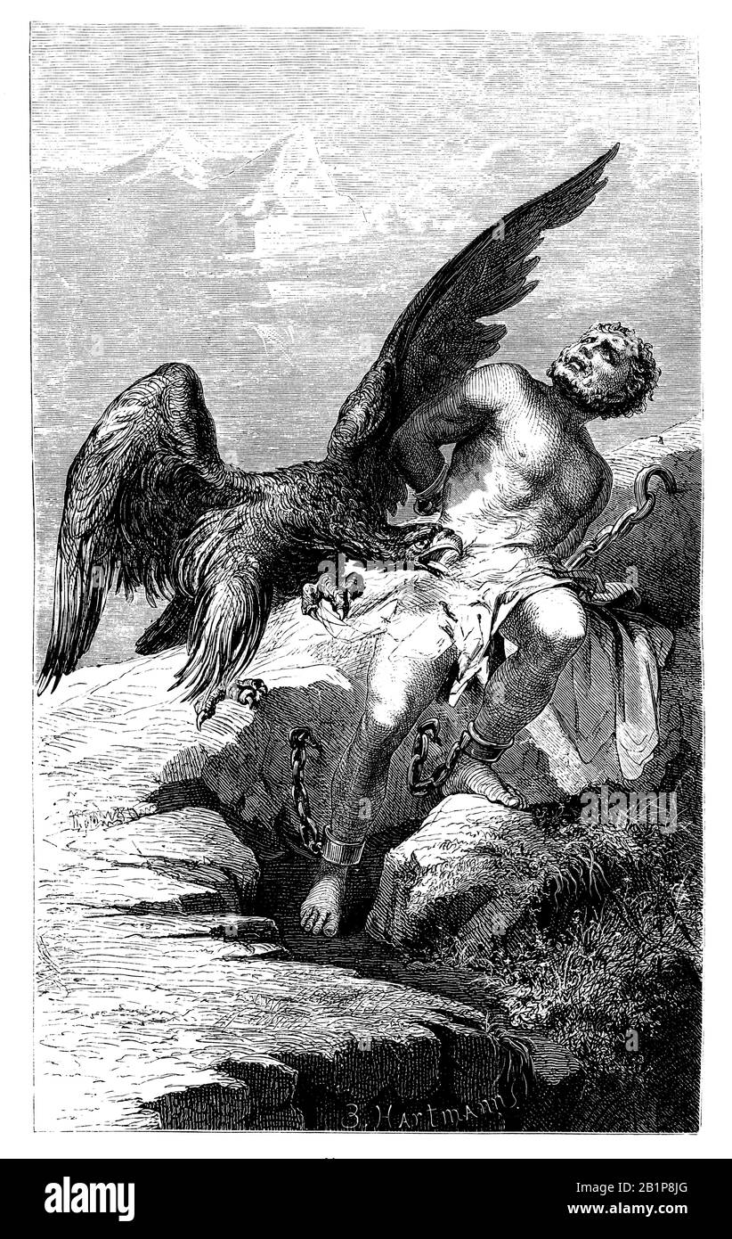 Prometheus and the eagle hires stock photography and images Alamy