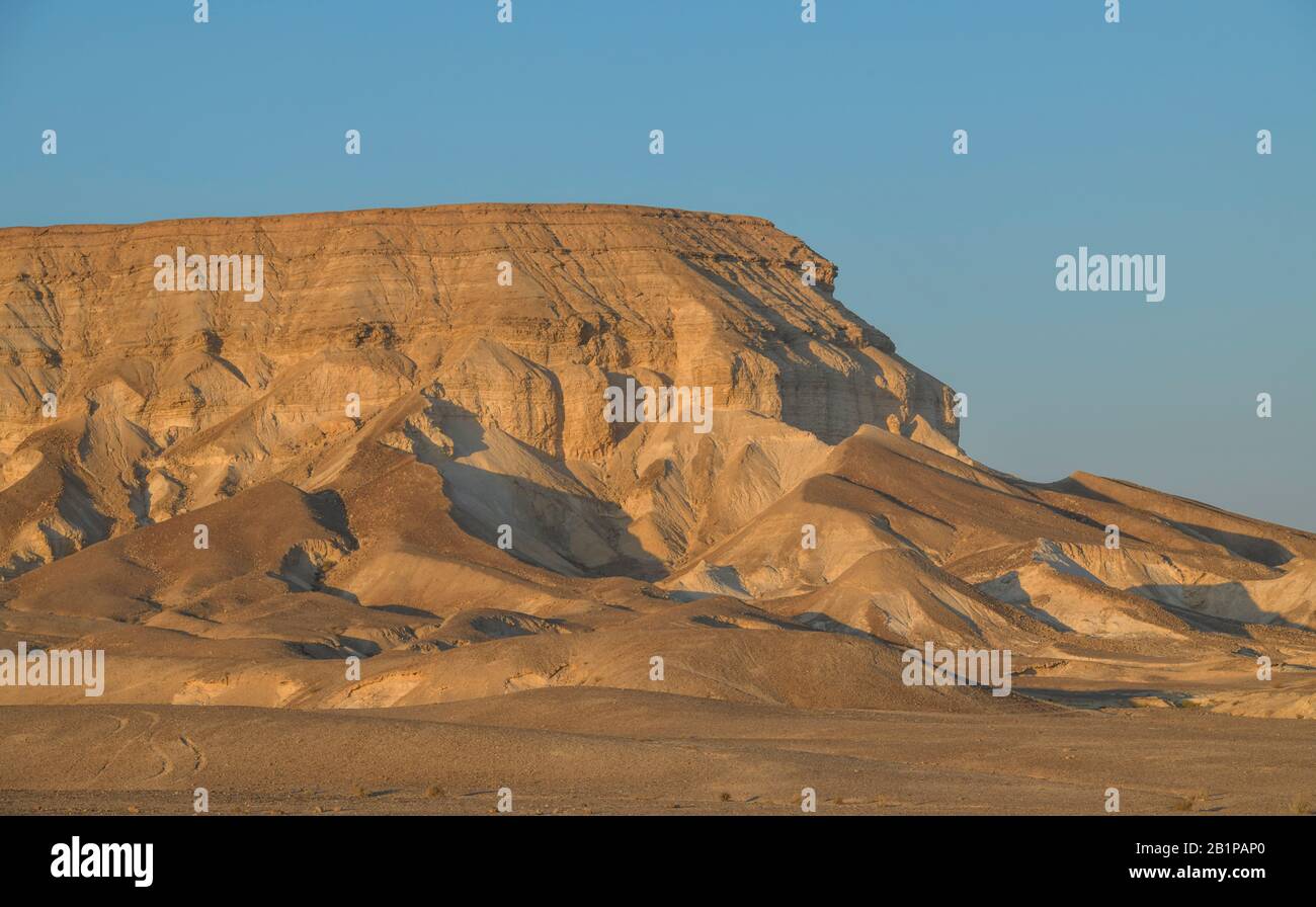 Felsformation nahe Totes Meer, Israel Stock Photo