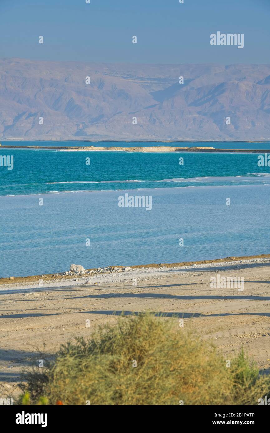 Südliches Totes Meer nahe En Bokek , Israel Stock Photo