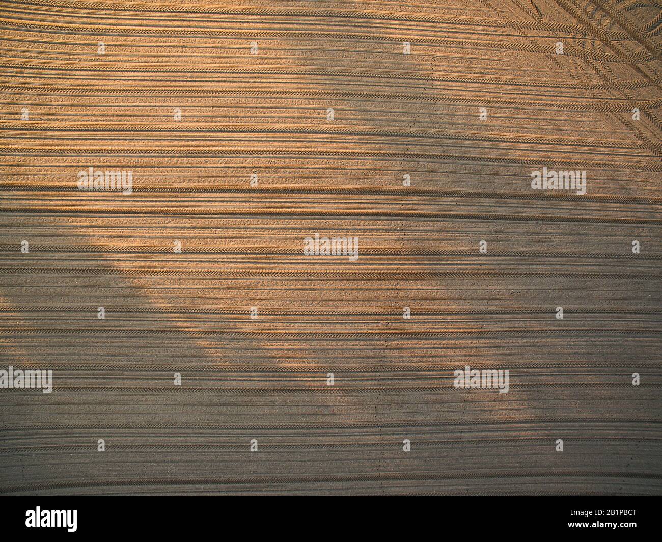 Farmland from above - aerial image of a lush green filed Stock Photo ...