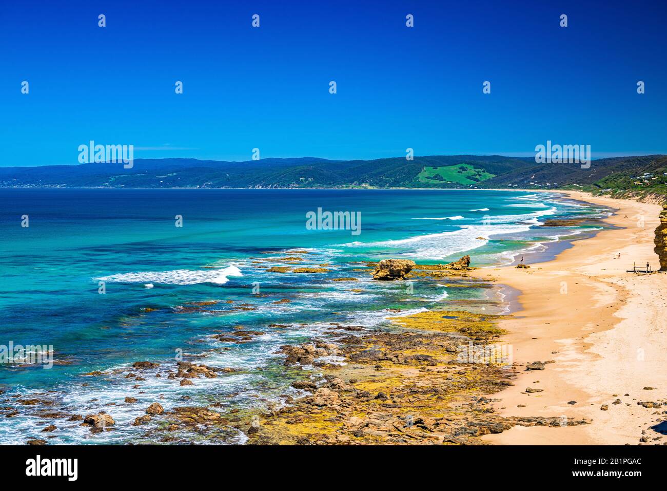 Eagle Rock Marine Sanctuary at Aireys Inlet, Victoria, Australia Stock