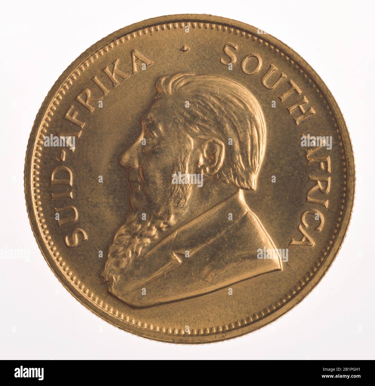 Goldmünze, Krugerrand, 1 Unze Stock Photo