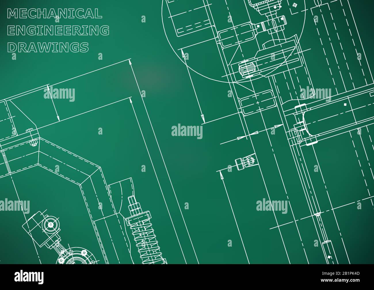 Blueprint, Sketch. Vector engineering illustration. Cover, flyer