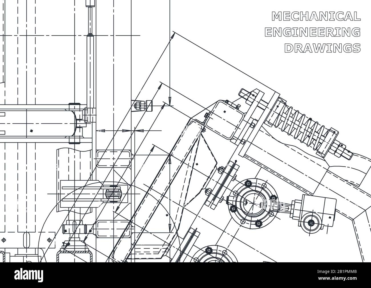 Mechanical instrument making. Technical abstract backgrounds. Technical