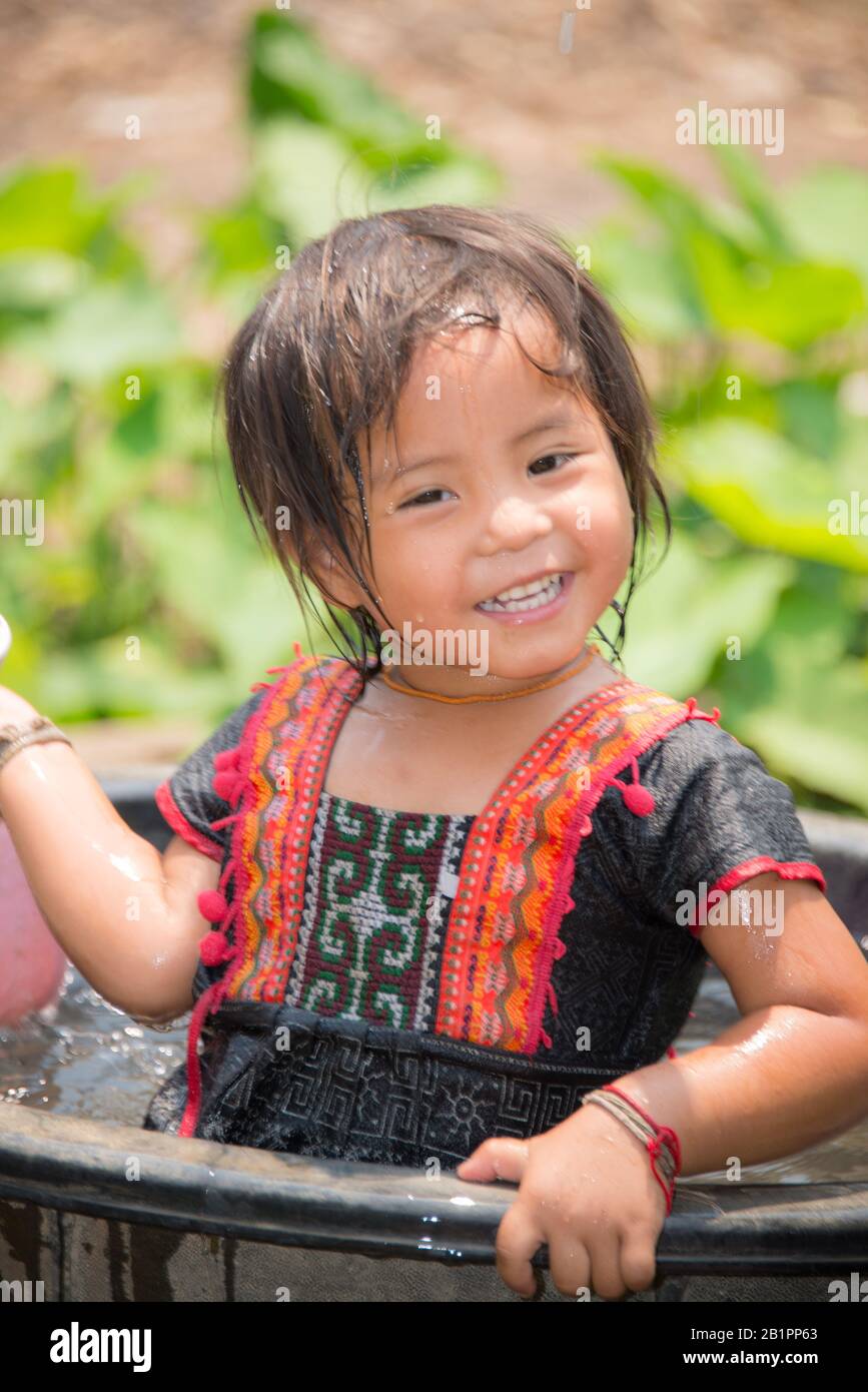 Asia, Thailand, Chiang Mai, Hilltribe Village, Ban Huai Pa Rai Stock ...