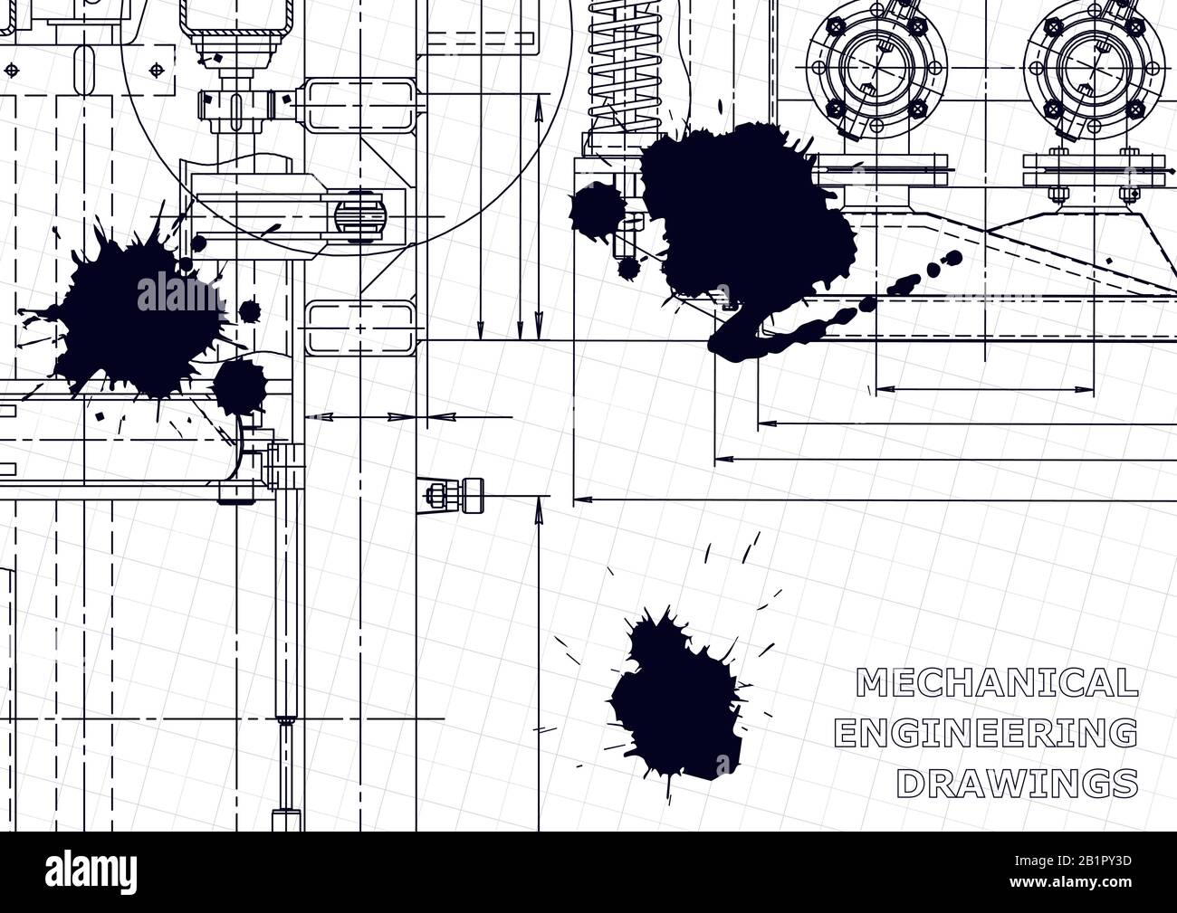 Machine-building industry. Mechanical engineering drawing. Instrument ...