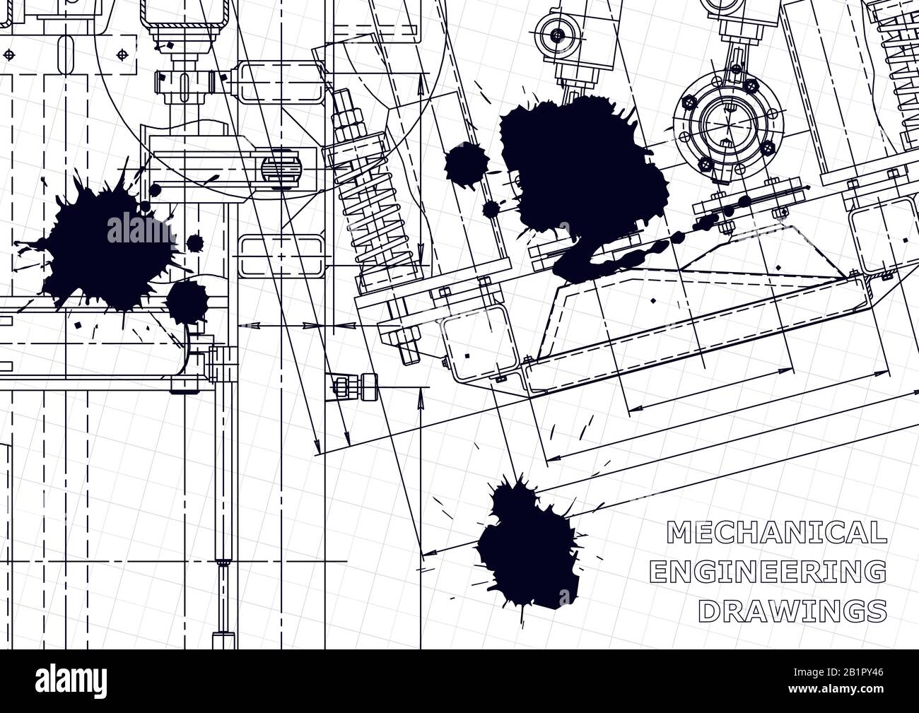 Machine-building industry. Mechanical engineering drawing. Instrument ...