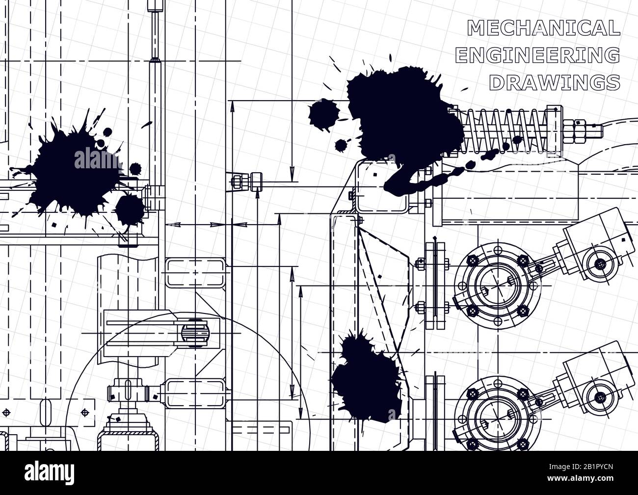 Mechanical Instrument Making Technical Abstract Backgrounds