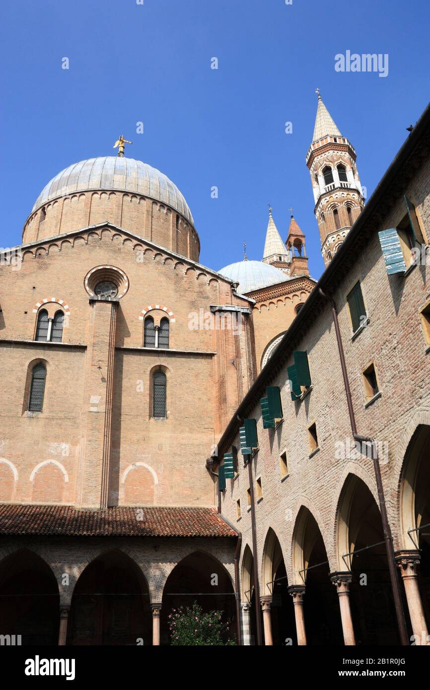 Basilica of Saint Anthony. Religious architecture in Padua, Italy Stock ...