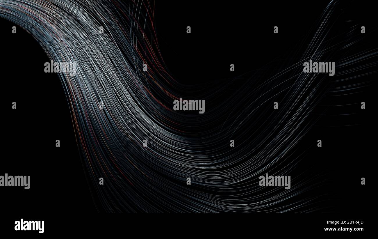 3d Rendering of Abstract Lines Background Texture. Stock Photo