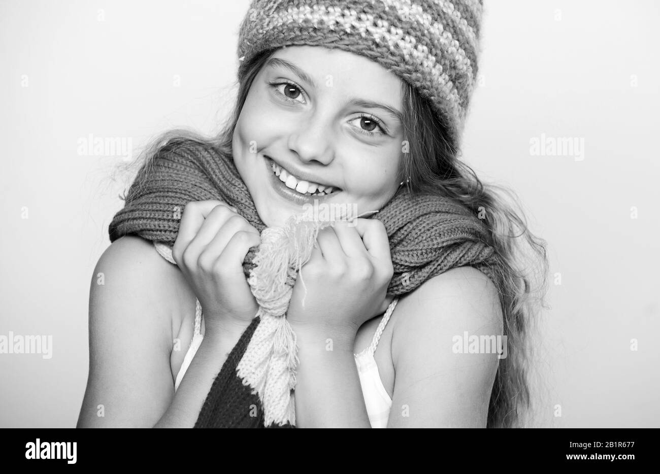 Hat and scarf keep warm. Which fabrics will keep you warmest this