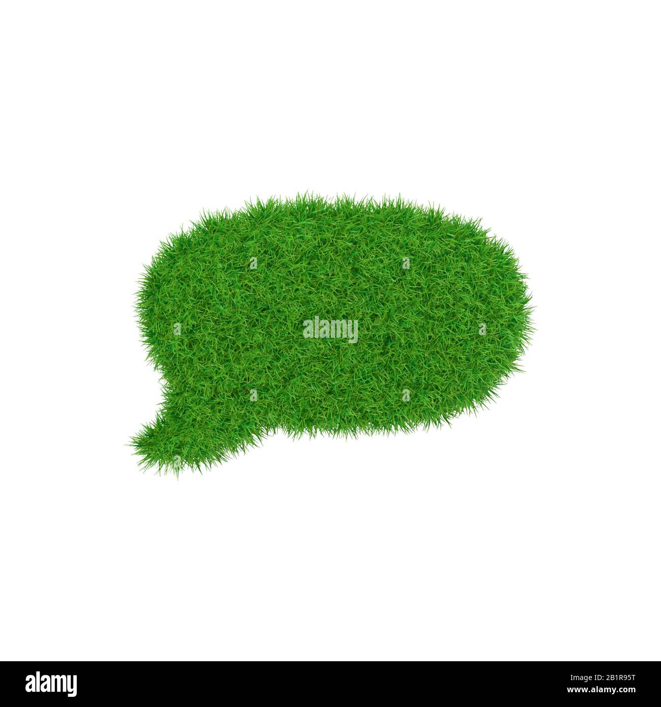 Empty green speech bubble hi-res stock photography and images - Alamy