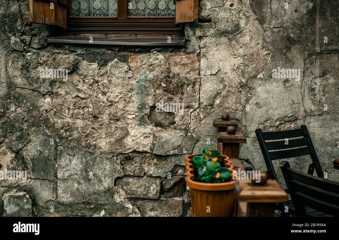 Old stone wall background, brick wall grunge texture close up Stock ...